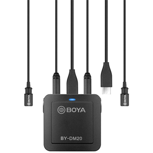 Boya BY-DM20 Lavalier Dual-Channel Recording Kit - 2