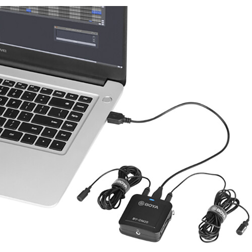 Boya BY-DM20 Lavalier Dual-Channel Recording Kit - 3