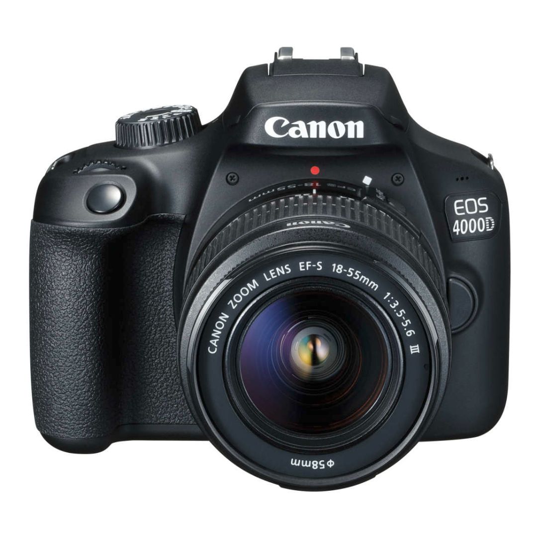 Canon EOS 4000D + 18-55mm III f/3.5-5.6 + SD 64GB + Torba - 2