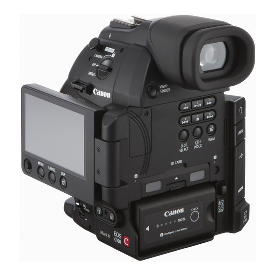 Canon EOS C100 Mark II Cinema Camera (EF bajonet) - 4