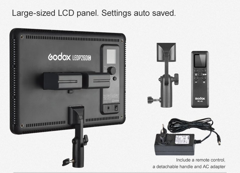 Godox LED P260C Video Light - 4