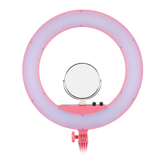 Godox LR160 Bi-Color Ringlight (Pink) - 1