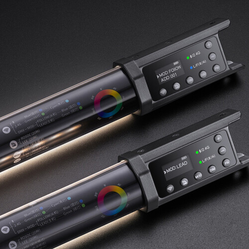 Godox TL60  KIT - 2KOM Tube Light RGB-Bi color sa Rosco filterima i 39 efekata  - 7