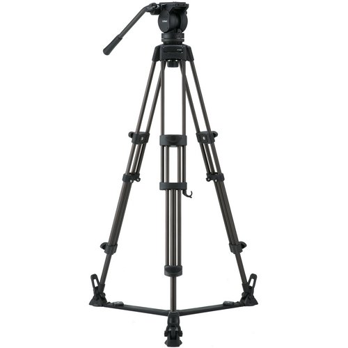 Libec LX7 Tripod with Fluid Head and Spreader - 1