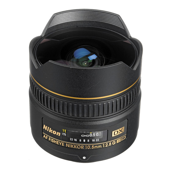 Nikon AF DX Fisheye 10.5mm f/2.8G ED - 1
