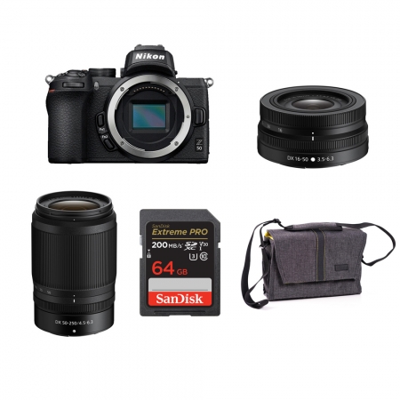Nikon Z50 + 16-50 VR + 50-250 VR + SD 64GB + original torba - garancija 3 godine!