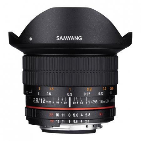 Samyang 12mm f/2.8 ED AS NCS Fisheye za Canon