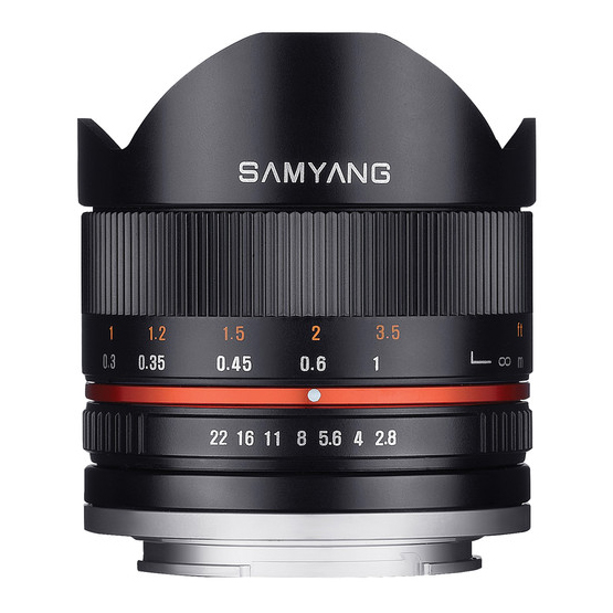 Samyang 8mm f/2.8 Fisheye II za Fuji X - 1