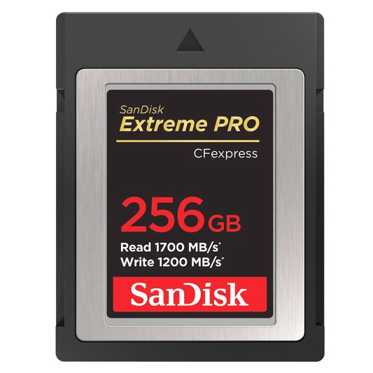 SanDisk 256GB Extreme PRO CFexpress Card Type B - 1