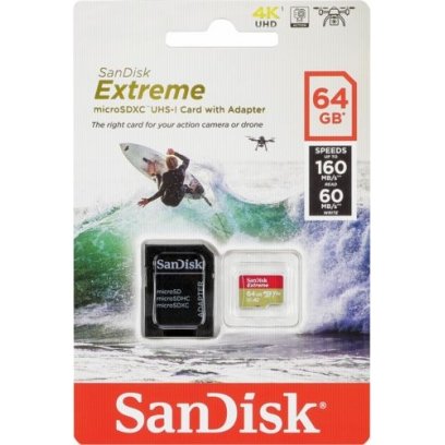 Sandisk 64GB Extreme UHS-I microSDHC 160 mb/s - 2