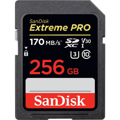Sandisk SD 256GB CLASS 10 EXTREME PRO 170MB/S - 1