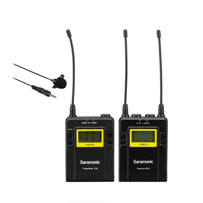 Saramonic UwMic9 Wireless Omni Lavalier Mic Sistem Kit 1 - 3