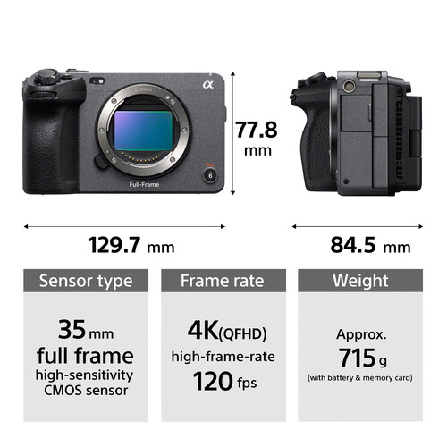 Sony FX3 Full-Frame Cinema Camera - 9