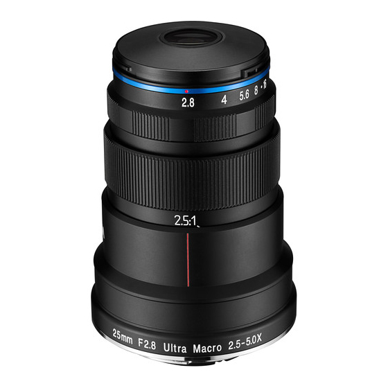 Laowa 25mm f/2.8 2.5-5X Ultra Macro za Nikon F - 1